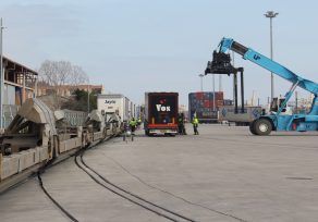 Alonso Group's Can Tunis terminal is the site of Spain's first railway motorway.