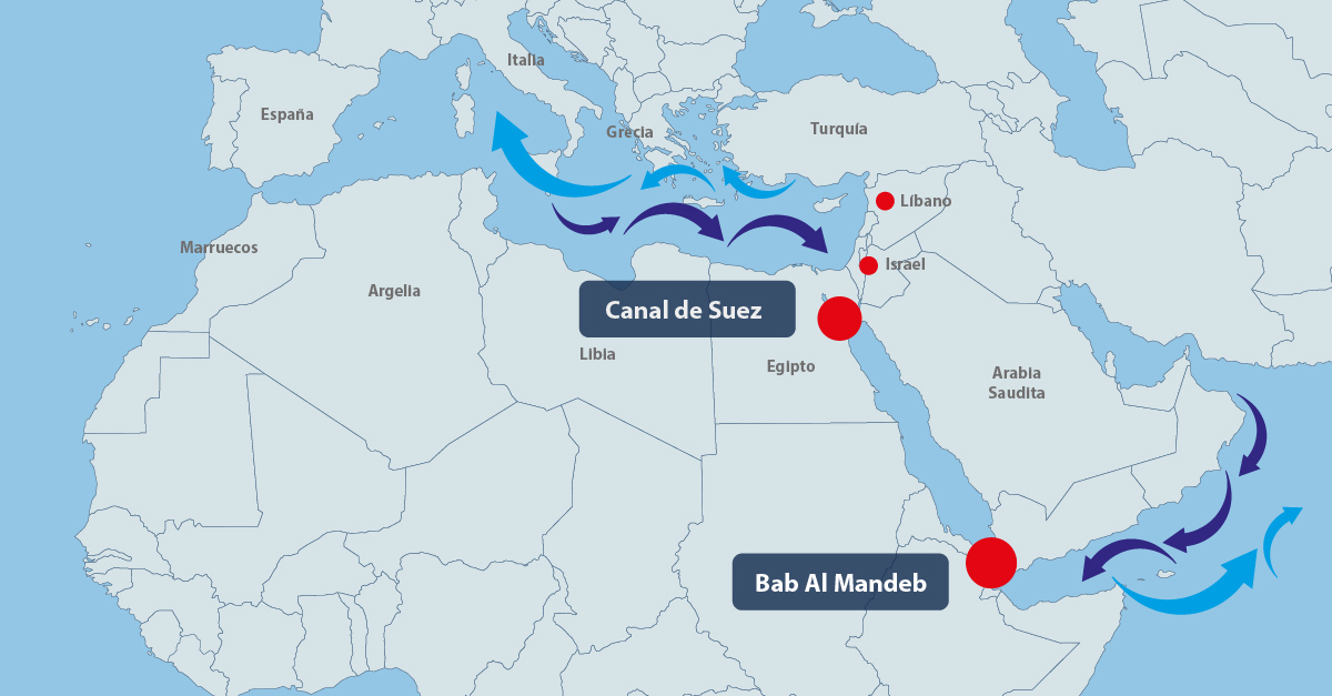 El conflicto de Gaza y su impacto en el comercio internacional | Stock ...